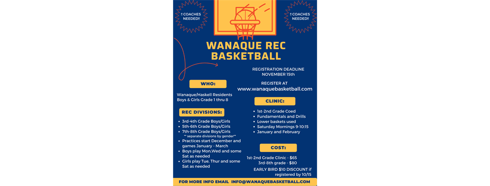 REC Basketball Registration